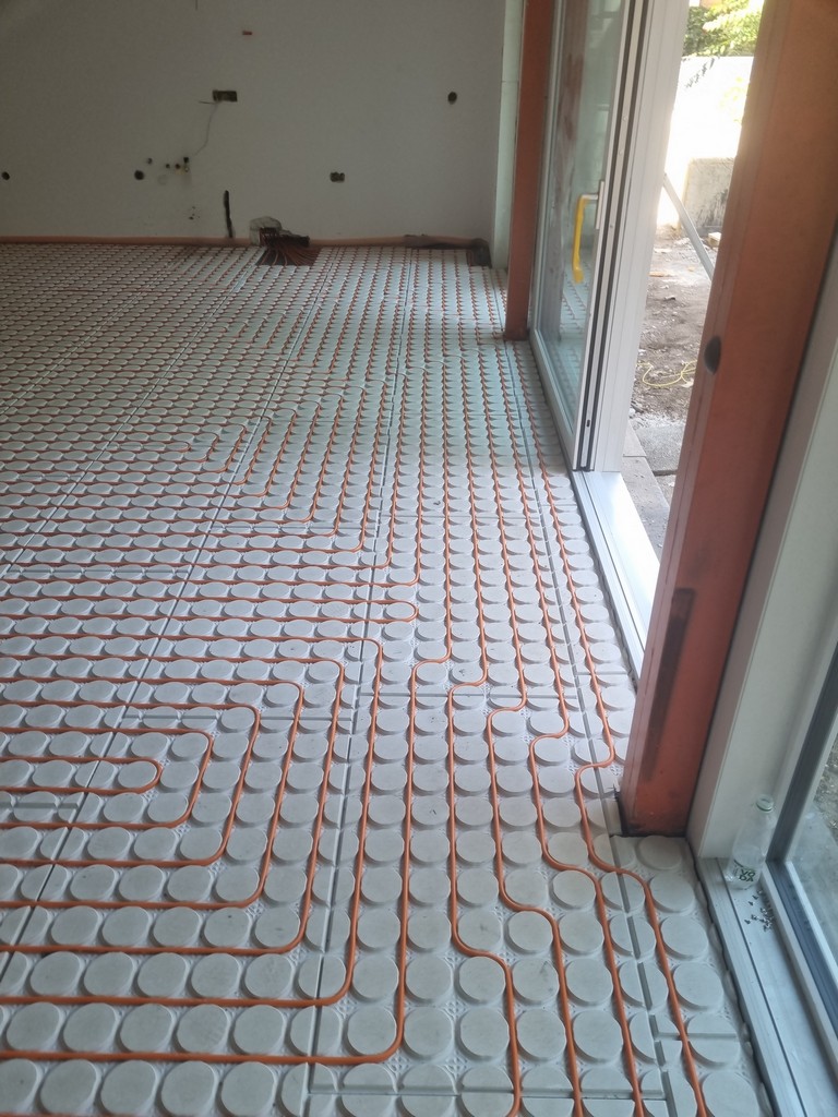 Ogrevanje – radiatorji in talno gretje – izvedeno delo 14, Ljubljana