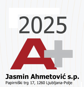 Potrdilo o bonitetni oceni A+ 2025